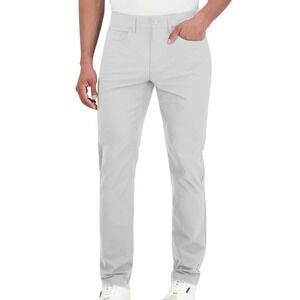 Ben Sherman Mens Solid Gray 4-Way-Stretch Straight Leg Golf‎ Pants NWT - 32 x 32